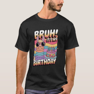 T-shirt Bruh Son Anniversaire Pinata Llama Famille Garçons