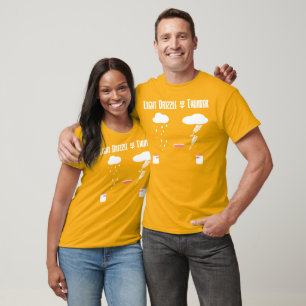 T-shirt Bruine légère * tonnerre