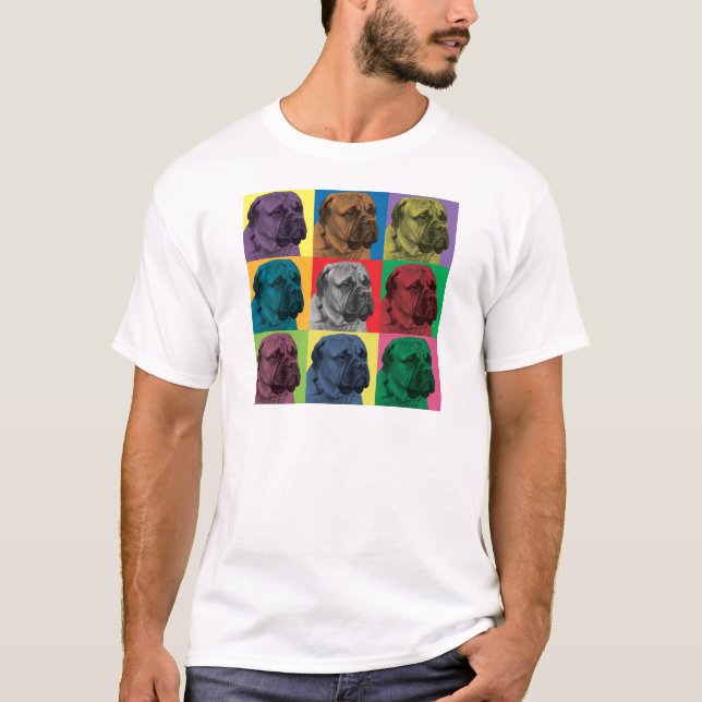 T-shirt Bruit-Art de Bullmastiff (Devant)