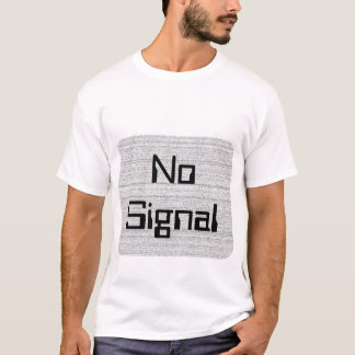 T-shirt Bruit blanc. Grain noir et blanc de Milou