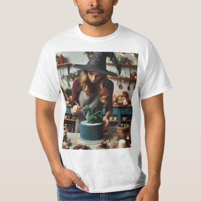 T-shirt Bruja en la cocina (Devant)