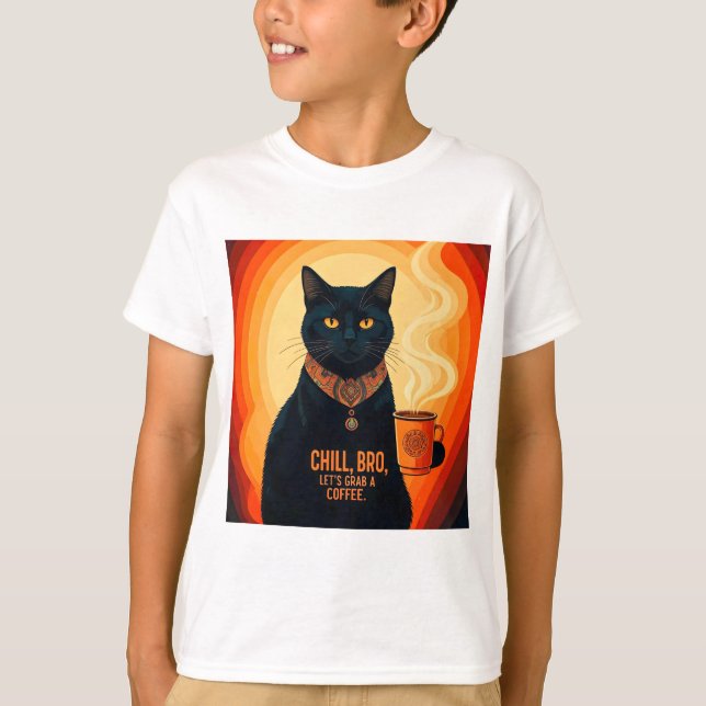 T-shirt Brûlé et relaxé (Devant)