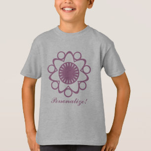 T-shirt Brûler avec la Fleur de vie Tee, Lavande