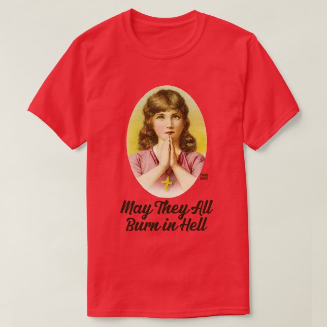 T-SHIRT BRÛLER DANS L'ENFER 1 (Design devant)