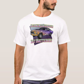 T-shirt Brûler du caoutchouc, pas des piles