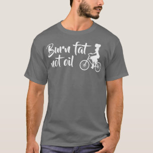 T-shirt Brûler graisse pas à l'huile vélo vélo vélo MTB E-