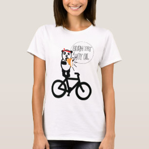 T-shirt Brûler les graisses, pas le pétrole