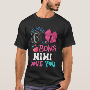 T-shirt Brûler ou Bows Mimi vous aime Genre Reveal Part