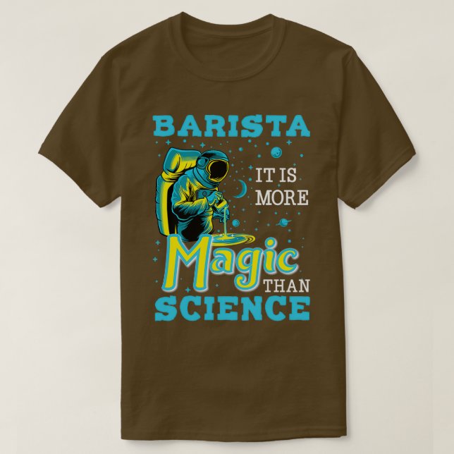 T-shirt Brûleur de mouture pour Barista et Lover de café 1 (Design devant)