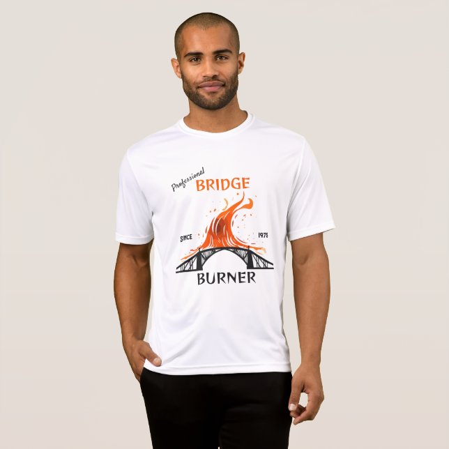 T-shirt Brûleur de Pont Professionnel (Devant entier)