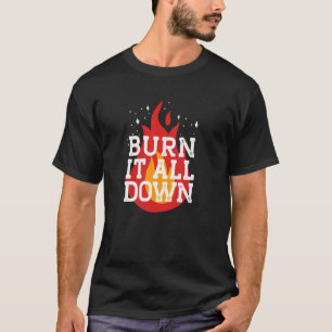 T-shirt Brûlez Tout Féminisme Smash Patriarcat Mème
