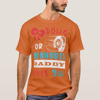 T-shirt Brûlons ou vaches papa t'aime Genre Reveal Par