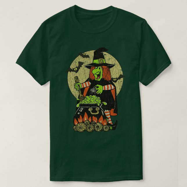 T-shirt Brûlure de feu et bulle de cauldron 1978 (Design devant)