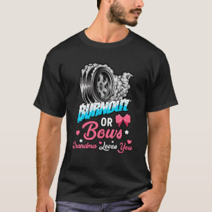 T-shirt Brûlure ou vaches sexe Révéler bébé Faire-part Gr
