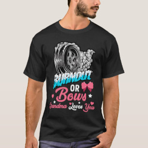 T-shirt Brûlure ou vaches sexe Révéler bébé Faire-part Gr
