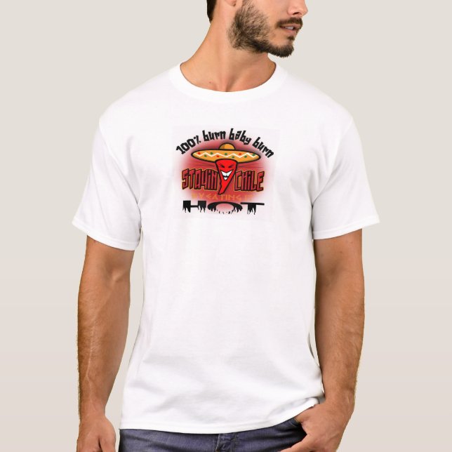 T-shirt Brûlure rouge du Chili (Devant)