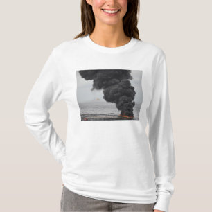 T-shirt Brûlures d'huile concentrée rassemblées
