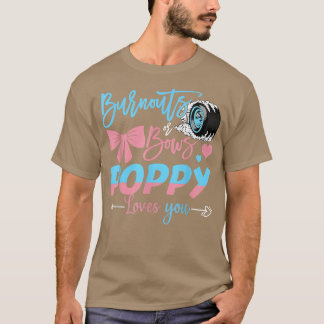 T-shirt Brûlures Ou Vaches Poppy Vous Aime Révéler Le Sexe
