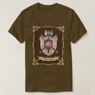 T-shirt Brun de crête de bataille de griffon
