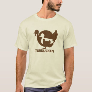 T-shirt Brun de Turducken