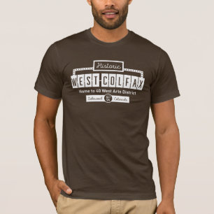 T-Shirt Brun Unisexe Historique West Colfax