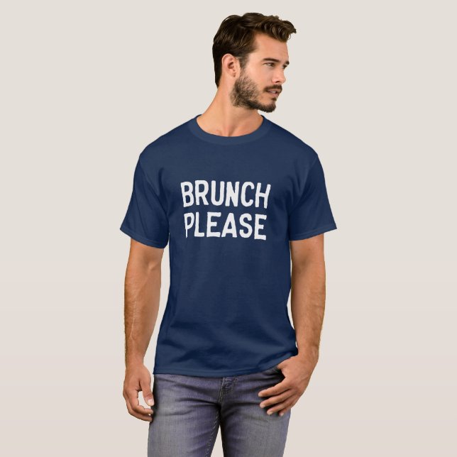 T-shirt Brunch à la mode svp (Devant entier)