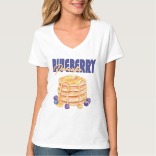 T-shirt Brunch au crêpe aux bleuets