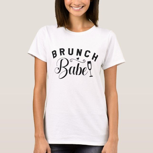 T-shirt Brunch Babe (Devant)