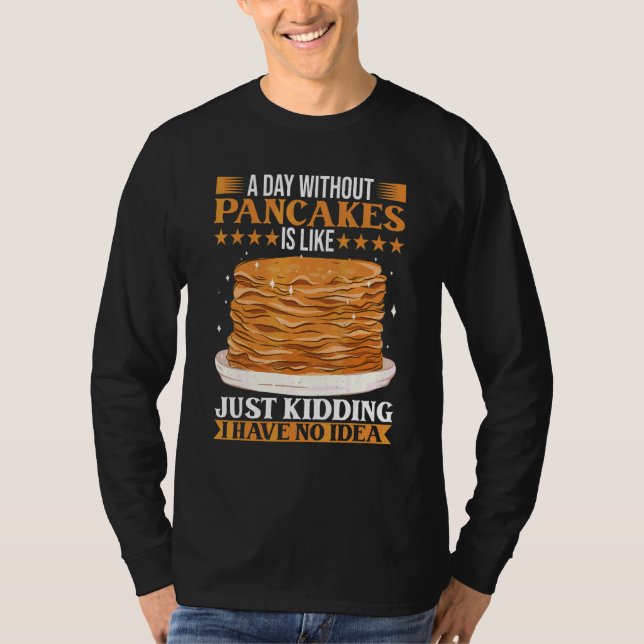 T-shirt Brunch Costume Pancake Petit déjeuner Pancake (Devant)