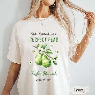 T-shirt Brunch moderne verdure Parfait Fête des mariées de