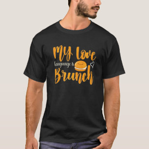 T-shirt Brunch Quote Bagel Petit déjeuner Brunch