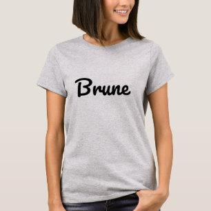 T-shirt Brune