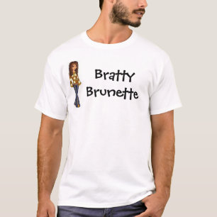 T-shirt brune bratty