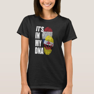 T-shirt Brunéi Et Néerlandais Mélangent L'ADN Patrimoine D
