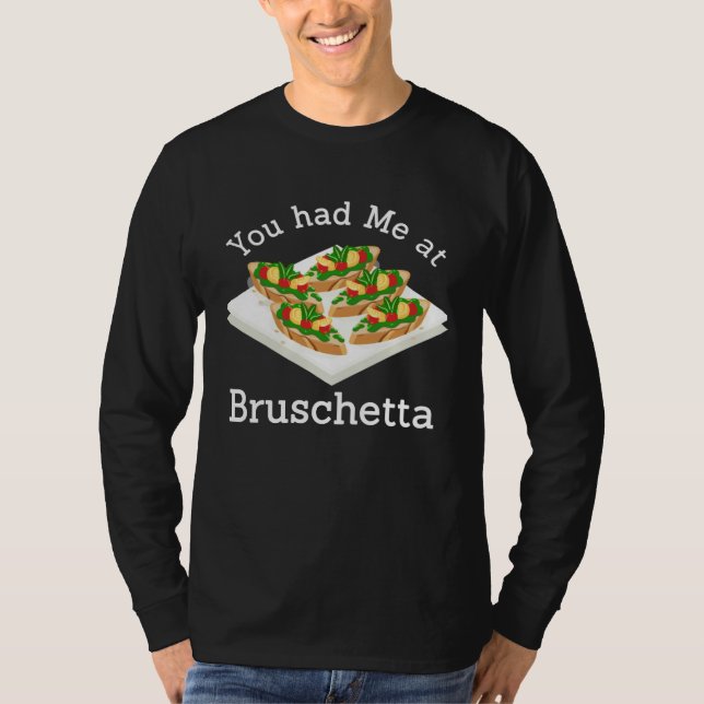 T-shirt Bruschetta Apparel Italy Antipasto (Devant)