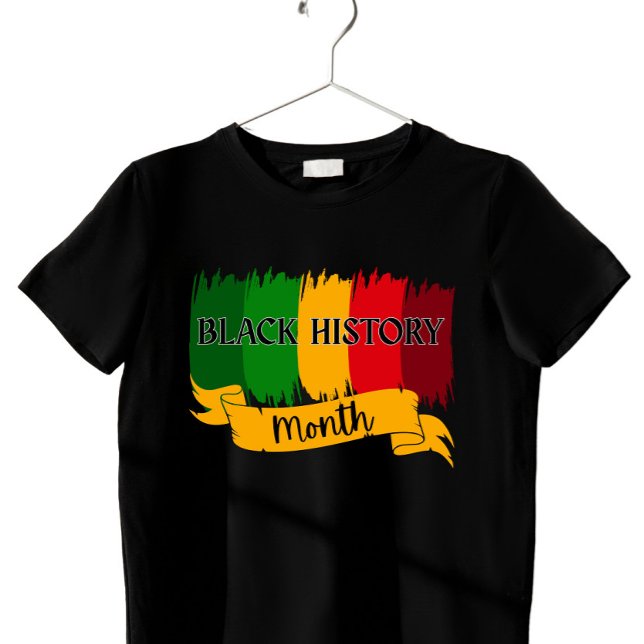 T-shirt  Brushstroke Black History Heritage Month  (Créateur téléchargé)