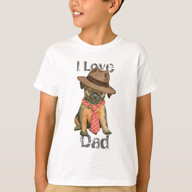 T-Shirt Brussels Griffon Dad (Devant)