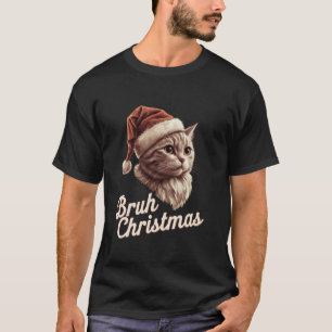 T-shirt Brut Noël Retro les années 70 Chats Chatons Chaton