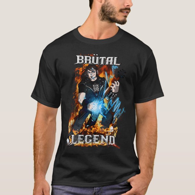 T-shirt Brutal Legend Eddie Riggs (Devant)