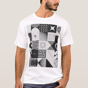 T-shirt Brutalisme Art : Motifs géométriques Vintages