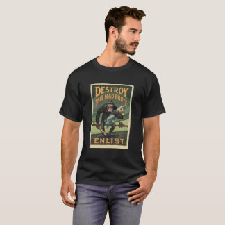 T-shirt Brute folle de propagande de WWI