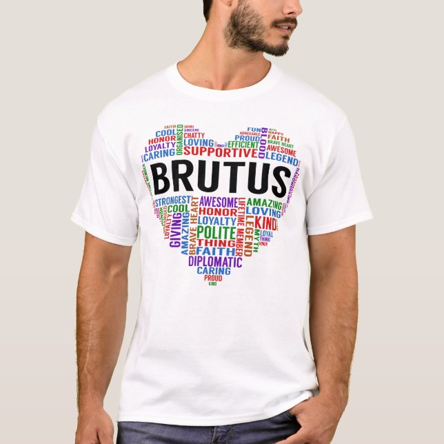 T-shirt BRUTUS Legend Heart (Devant)