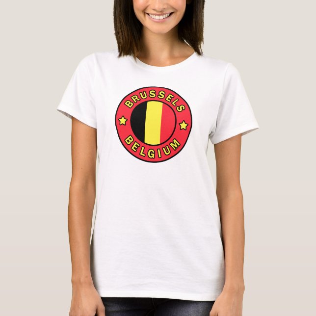 T-shirt Bruxelles Belgique (Devant)