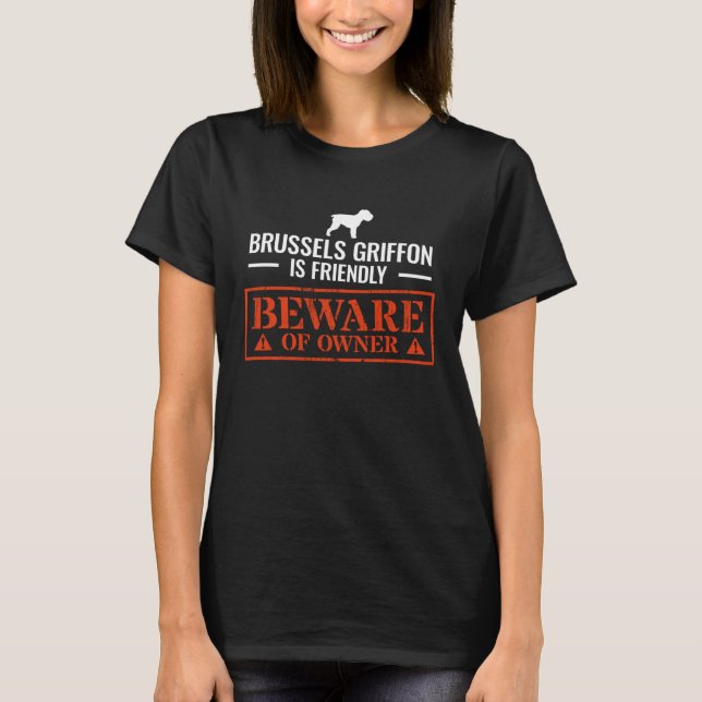 T-shirt Bruxelles Griffon 3 (Devant)