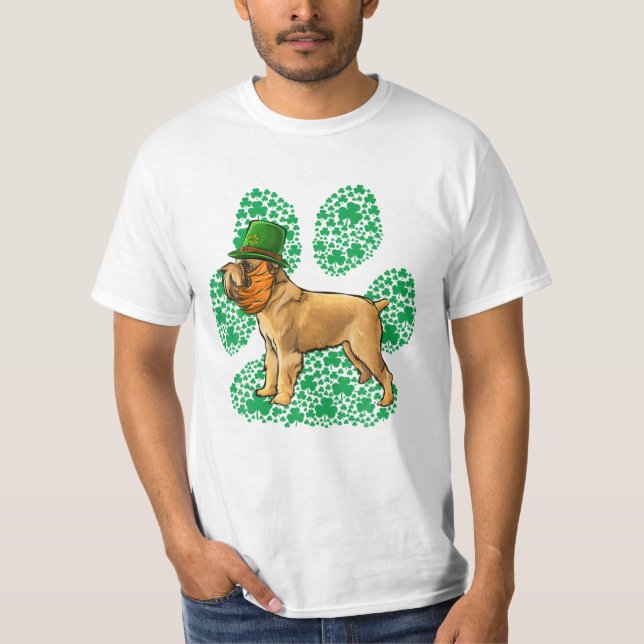 T-shirt Bruxelles Griffon St patrick (Devant)