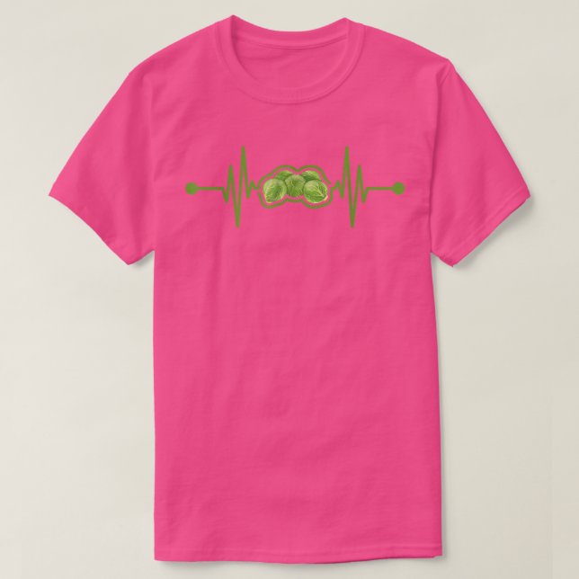 T-shirt Bruxelles Sprout Heartbeat (Design devant)