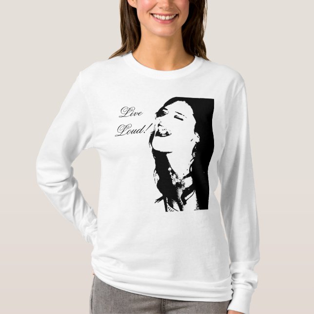 T-shirt Bruyant vivant ! (Devant)