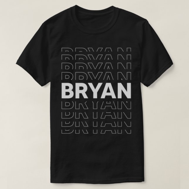 T-shirt    BryanFunny Prénom personnalisé Bryan  (Design devant)