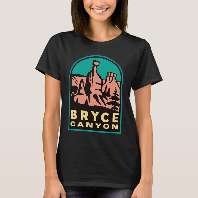 T-shirt Bryce Canyon National Park Badge (Devant)