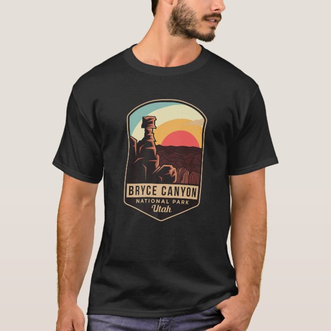 T-shirt Bryce Canyon National Park Randonnée Utah Tourisme (Devant)